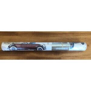 VTG NEW Waldec Wallpaper Vinyl Antique Car Garage Man Cave MCM 70 sq. ft.